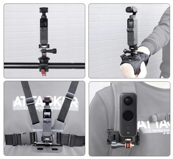 Adapter Sunnylife TY-Q9422 z gwintem 1/4 cala do kamer DJI Pocket i Insta360